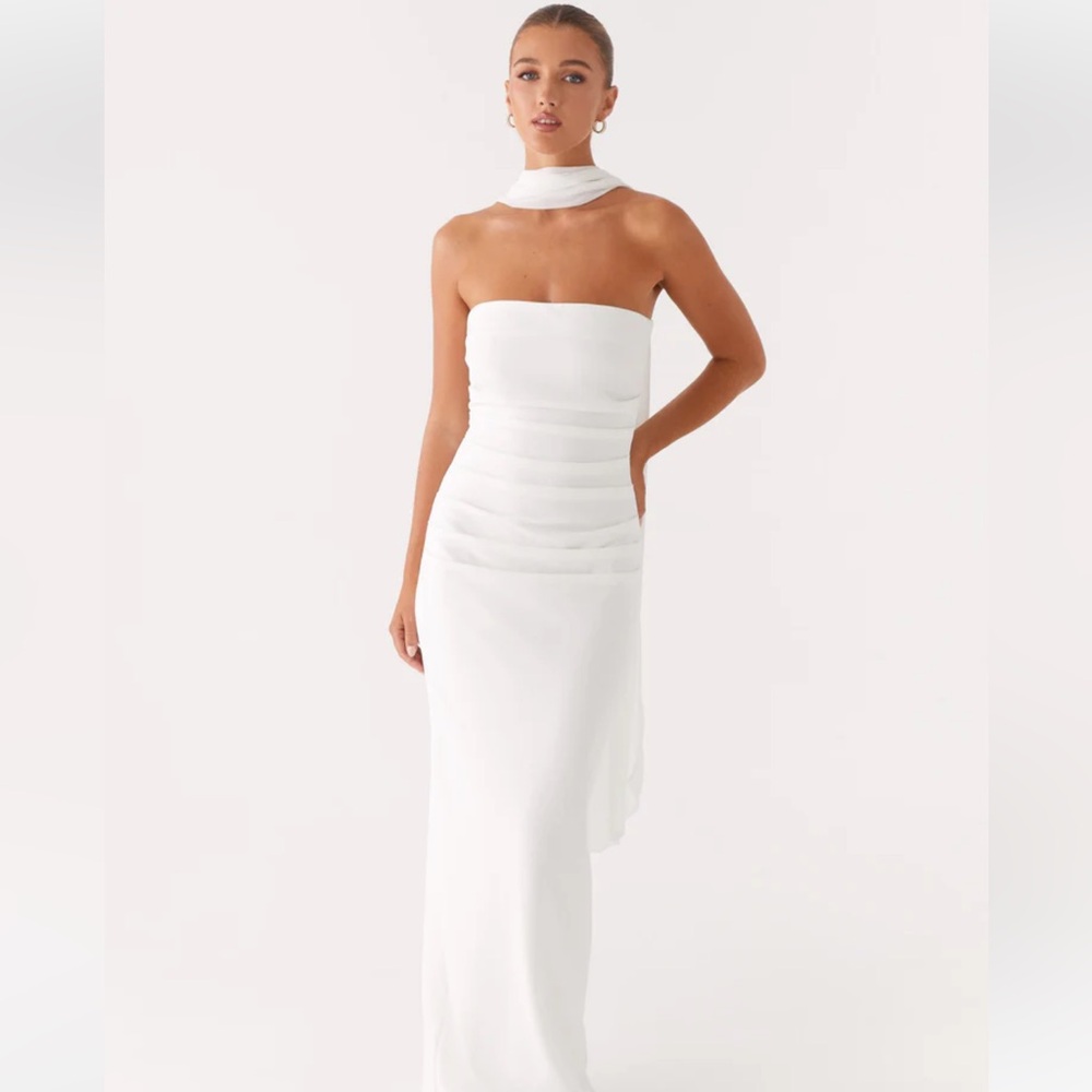 Peppermayo Libra Maxi Dress with Neck Scarf